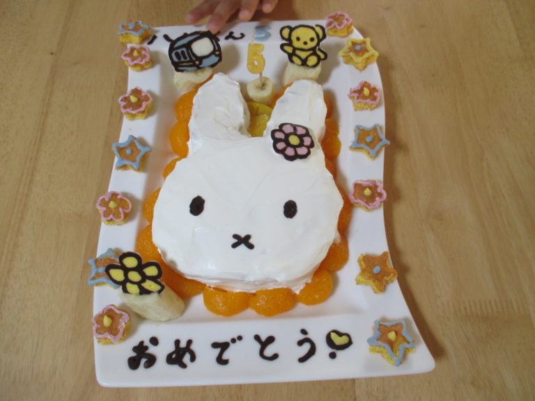 誕生日に子供が大喜びしたキャラクターの手作りケーキのレシピをご紹介