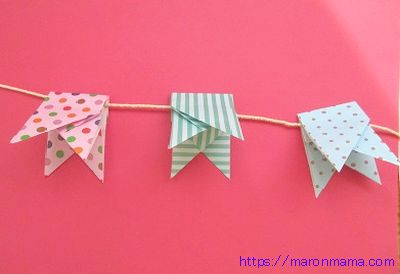 鯉のぼりの折り紙 ガーランドの作り方 簡単 可愛い5月の子供の日の飾り付けを手作りしよう 子どもの保育の製作にも最適です ママと子供のｈａｐｐｙ ｌｉｆｅ
