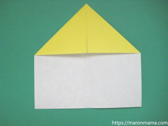 折り紙でベルの折り方 簡単に平面のベルが折れたよ