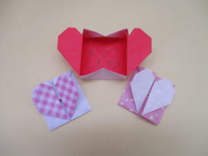 折り紙でハートの箱の折り方 メッセージカードにもオススメ ママと子供のｈａｐｐｙ ｌｉｆｅ