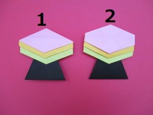 ひな祭りの折り紙 ひしもちの作り方 簡単かわいい菱餅の折り方2種類 幼稚園や保育園の幼児にもおすすめ ママと子供のｈａｐｐｙ ｌｉｆｅ