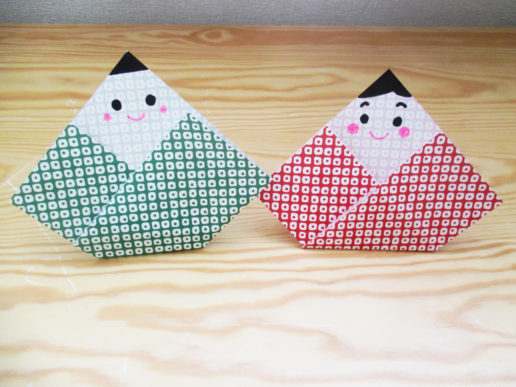 ひな祭り折り紙の簡単な折り方 こどもでもかわいい五段飾りを作れます