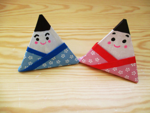 ひな祭り折り紙の簡単な折り方 こどもでもかわいい五段飾りを作れます