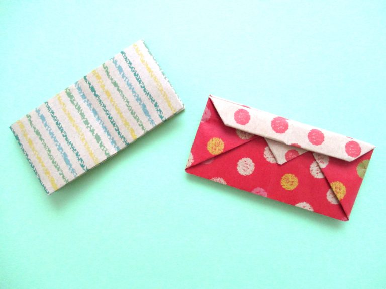 折り紙で財布 ふた付きで簡単な折り方２種類 かわいいふたつき ふた無のお札入や小銭入れの作り方 大きい財布も作れ 幼児にもおすすめです ママと子供のｈａｐｐｙ ｌｉｆｅ